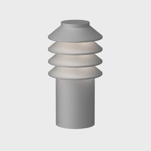 Louis Poulsen Bysted Garden Short z/adapter bolder Aluminium