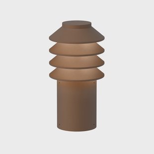 Louis Poulsen Bysted Garden Short z/adapter bolder Corten