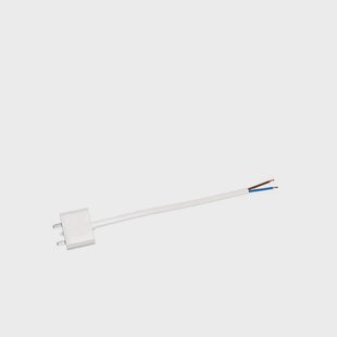 Airam Lampcontact DCL wit, met snoer 18 cm, ongeaard