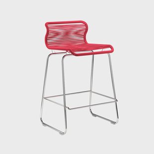 Montana Panton One kitchen barkruk scarlett, roestvrij staal