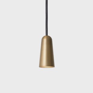 Konsthantverk Massiv hanglamp messing ruw, rond Konsthantverk Massiv hanglamp messing ruw, rond