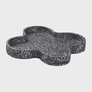 Humdakin Humdakin Terrazzo plateau 27 cm Black