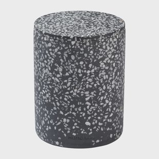 Humdakin Humdakin Terrazzo vaas met deksel Ø13 cm Black