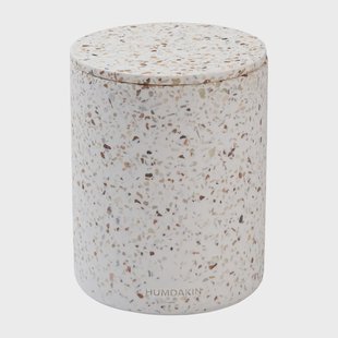 Humdakin Humdakin Terrazzo vaas met deksel Ø13 cm Red/Beige