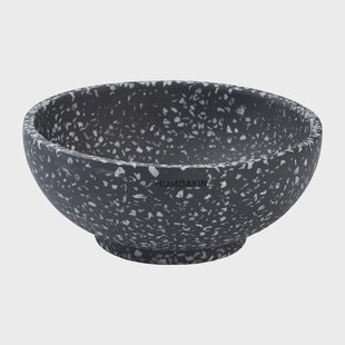 Humdakin Humdakin Terrazzo kom Ø18 cm Black