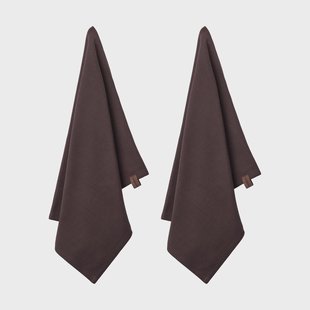 Humdakin Humdakin ecologische theedoek 45x70 cm 2-pack Coco