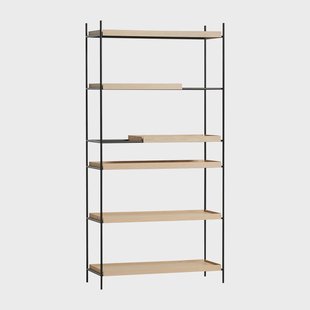 Woud Tray rek hoog eikenhout, 100x201 cm Style 1