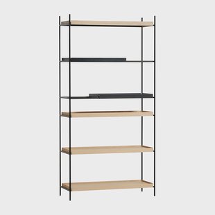 Woud Tray rek hoog eikenhout, 100x201 cm Style 9