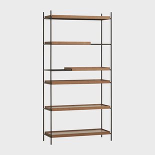 Woud Tray rek hoog walnoot, 100x201 cm Style 1