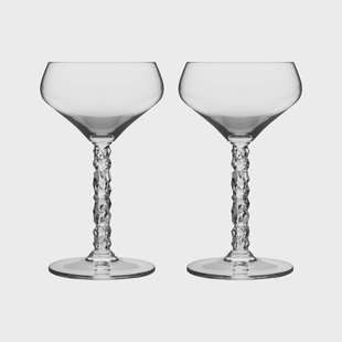 Orrefors Carat cocktailglazen 2-pack Transparant