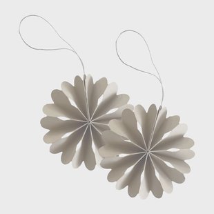 Cooee Design Paper Flowers kersthanger Natural