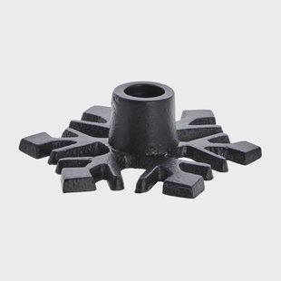 Lene Bjerre Caville kandelaar sneeuwvlok black