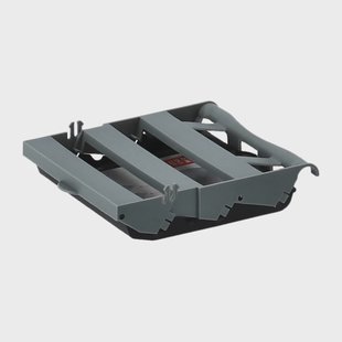 De Buyer Revolution mandoline steun voor 3 Juliennemessen Zwart