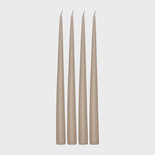 Scandi Essentials Atmosphere dinerkaarsen 4-pack 32 cm Zand Scandi Essentials Atmosphere dinerkaarsen 4-pack 32 cm Zand