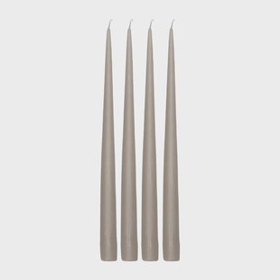Scandi Essentials Atmosphere dinerkaarsen 4-pack 32 cm Taupe