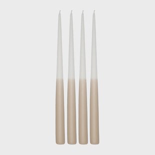 Scandi Essentials Affinity dinerkaars tweekleurig 4-pack 32cm White-sand