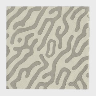 Scandi Essentials Trace servet 33x33 cm 20-pack taupe-sand