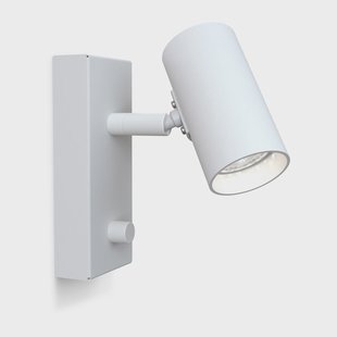 Belid Tyson wandlamp Ø5,5 cm Witte structuur
