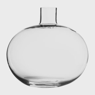 Skrufs Glasbruk Holmen vaas Ø10 cm Transparant