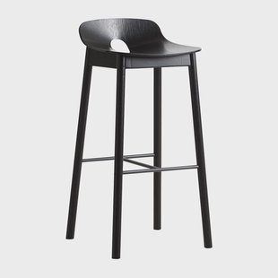 Woud Mono barkruk Zwart