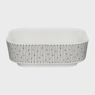 Arabia Mainio Sarastus ovenvorm 0,7 l Zwart-wit