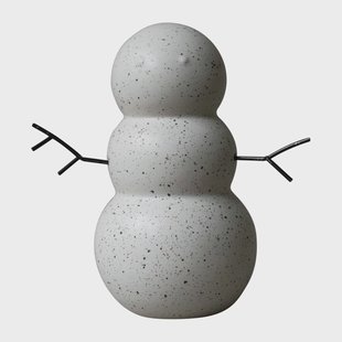 DBKD Snowman kerstdecoratie 16,5 cm Mole dot