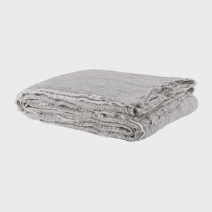 Scandi Living Breeze sprei 260x260cm Grijs