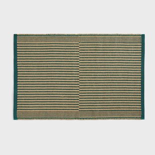 HAY Tapis deurmat 60x95 cm Black-green