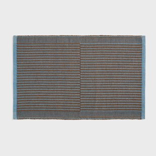HAY Tapis deurmat 60x95 cm Chestnut-blue