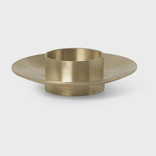 Ferm Living Ferm Living kaarsenhouder brass