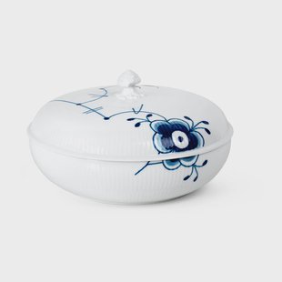 Royal Copenhagen Blue Fluted Mega schaal met deksel 130 cl
