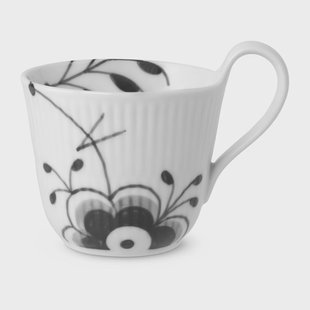 Royal Copenhagen Black Mega mok met hoog oor 24cl