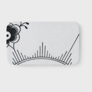 Royal Copenhagen Black Fluted Mega serveerblad 15,5 cm