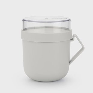 Brabantia Make & Take Soepbeker 0,6 L Lichtgrijs