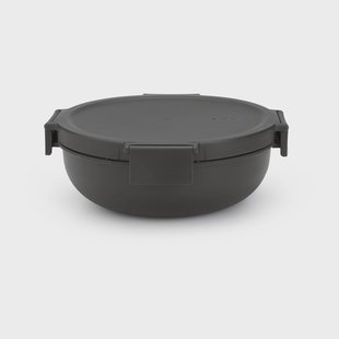 Brabantia Make & Take saladekom, 1,3 L Donkergrijs