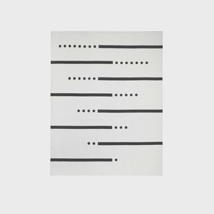 Kid's Concept Kid's Base vloerkleed wit grijs 130x160 cm Wit