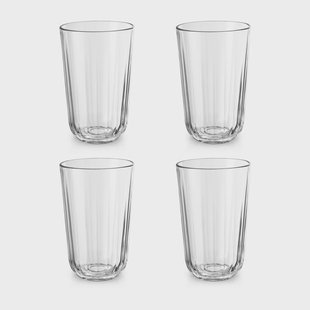 Eva Solo Facet drinkglas 43 cl 4-pack Transparant
