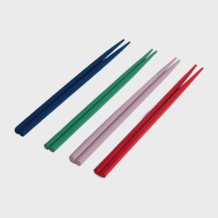 Byon Yaki eetstokjes 4-pack Blauw-groen-paars-rood