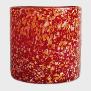 Byon Calore waxinelichtjeshouder M Ø15 cm Red-orange