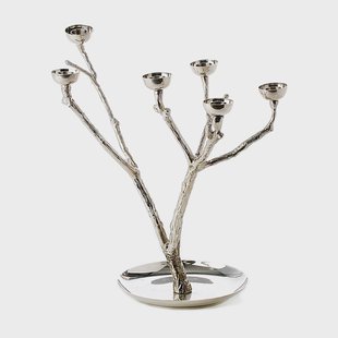 POLSPOTTEN Twiggy kandelaar S 35 cm Zilver