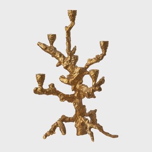 POLSPOTTEN Apple tree kandelaar L 53 cm Goud