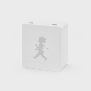 Solstickan Design Solstickan theedoos met vakjes 13,6x15,6 cm Wit