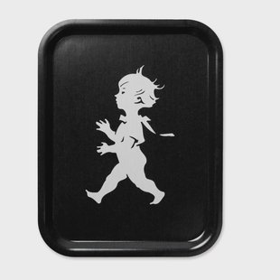 Solstickan Design Solstickan dienblad 28x36 cm Zwart