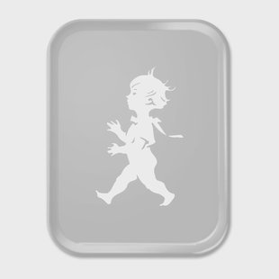 Solstickan Design Solstickan dienblad 28x36 cm Grijs