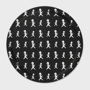 Solstickan Design Solstickan dienblad Ø38 cm Zwart