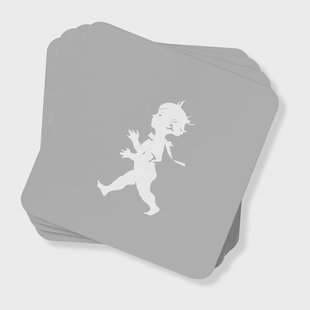 Solstickan Design Solstickan glasonderzetter 10x10 cm 4-pack Grijs