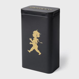 Solstickan Design Solstickan koffieblik 20,5 cm Matzwart-goud