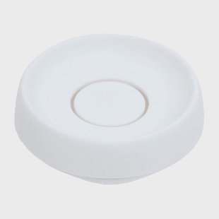 Bosign Zeepbakje met verborgen afvoertuit silicone medium Wit