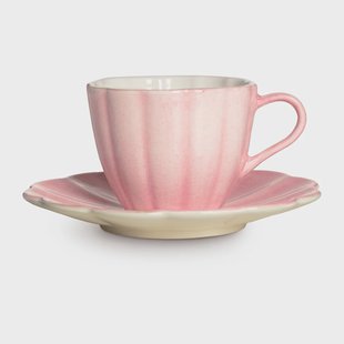 Mateus Oyster kop met schotel 25 cl Lichtroze