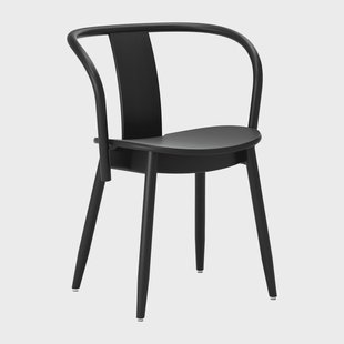 Massproductions Icha stoel Zwartgebeitst beukenhout